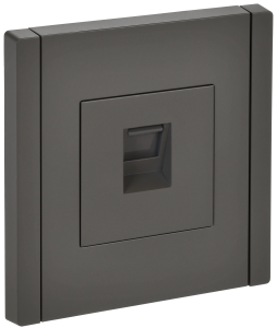 Розетка RJ45 кат.6 С/У Серый Forte&Piano