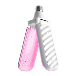 Лампа сд 2-х лепестковая  LB-7000 E27 20W красно-синий спектрFeron