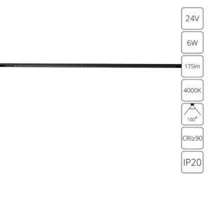 Магнитный трековый светильник Presto A6230PL-1BK Arte Lamp