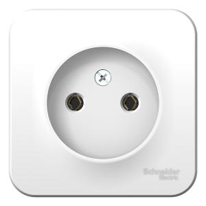 Розетка 1-м 16А О/У изолирующая пластина Белый Blanca