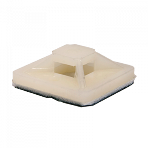 Площадка самоклеящаяся ПС-25 25х25 под хомуты (100штук/упаковка) IN HOME