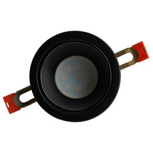 Светильник встраиваемый  DL3102 потолочный MR16 G5.3  черный + черный хромFeron