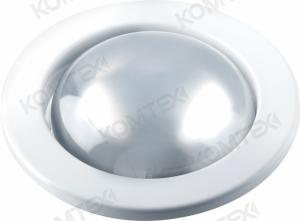 Светильник точечный Р-80 Е27 белый NORMA 80 0 01