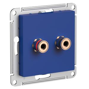 Розетка Аудио С/У Аквамарин AtlasDesign