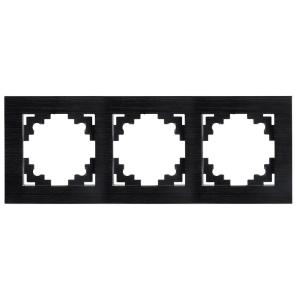 Рамка 3-я металл Черный Катрин