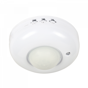 Датчик движения ИК ДД 020В 800Вт 360° 6м IP33 белый IN HOME