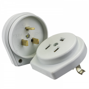 Разъем РШ-ВШ 32А 250В 2Р+РЕ (СУ) EKF Simple   арт. AS-250-H-02