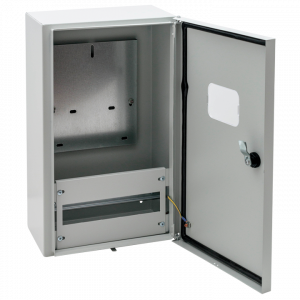 Щит металлический герметичный учетный навесной 3 фазный/12 модулей с окном 540х310х165 (ЩУРН-3/12) IP54 ЩУ-3/1-0  EKF