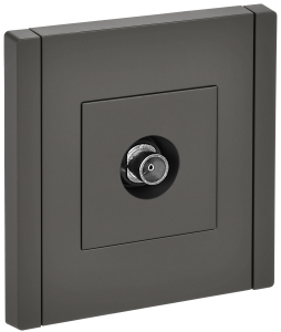 Розетка TV антенна С/У оконечная Серый Forte&Piano