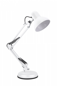 Светильник настольный под лампу СНО-15Б на основании 60Вт E27 230В БЕЛЫЙ (коробка) IN HOME