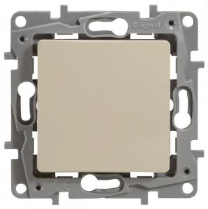 Кнопка автоматическая 6А Слоновая кость Etika Legrand