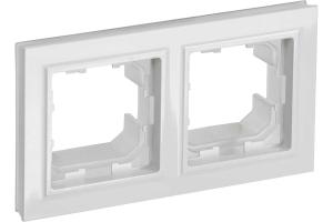 Рамка 2-я IP44 Белый Brite