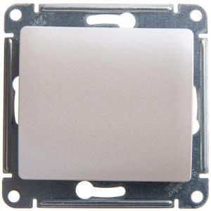 Переключатель 1-кл 10А С/У Перламутр Glossa