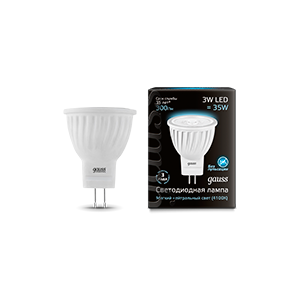 Лампа светодиодная Gauss MR11 3W GU4 4100K FR