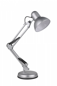 Светильник настольный под лампу СНО-15С на основании 60Вт E27 СЕРЕБРО (коробка) IN HOME