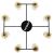 Потолочная люстра A7027PL-8BK Arte Lamp Потолочная люстра A7027PL-8BK Arte Lamp