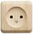 Розетка 1-м 16А О/У Сосна Etude