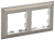 Рамка 2-я Металл Хром/Никель Brite Рамка 2-я Металл Хром/Никель Brite