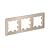 Рамка 3-я, Песочный/дымчатый белый AtlasDesign Air Systeme Electric
