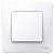 Переключатель 1-кл 10А С/У Белый Blanca