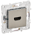 Розетка HDMI С/У Металл Никель Skandy