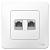 Розетка RJ45 кат.5E+ RJ11 С/У Белый Blanca
