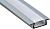Профиль для светодиодной ленты врезной узкий 2м САВ251 Feron