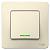 Выключатель 1-кл 10А C/У с индикатором Молочный Blanca
