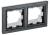 Рамка 2-я IP44 Черный Brite Рамка 2-я IP44 Черный Brite