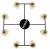 Потолочная люстра A7027PL-8BK Arte Lamp Потолочная люстра A7027PL-8BK Arte Lamp