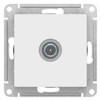 Розетка TV антенна С/У проходная Лотос AtlasDesign