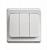 Выключатель 3-кл 10А С/У Белый Etude