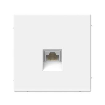 Розетка RJ45 кат.6А С/У Белая ArtGallery