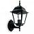 Светильник садово-парковый «Классика» (НБУ)  4101 1*60W, E27, 230V, IP44, цвет черный, 4-х гранник, на стену вверх, 150*195*360мм Feron