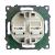 Розетка RJ45+RJ45 С/У Графит Катрин Розетка RJ45+RJ45 С/У Графит Катрин