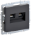 Розетка RJ45+RJ45 кат.6 С/У Графит Brite Розетка RJ45+RJ45 кат.6 С/У Графит Brite