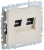 Розетка RJ45+RJ45 кат.6 С/У Бежевый Brite Розетка RJ45+RJ45 кат.6 С/У Бежевый Brite