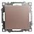 Переключатель1-кл 10А С/У Шампань Катрин