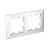 Рамка 2-я, Белый/дымчатый белый AtlasDesign Air Systeme Electric
