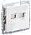 Розетка RJ11+RJ45 кат.5Е С/У Белый Brite