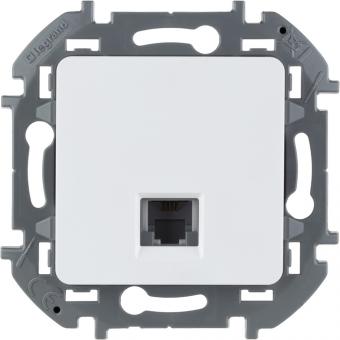 Телефонная розетка RJ11 Белый Legrand INSPIRIA
