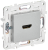 Розетка HDMI С/У Серебряный Skandy