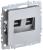 Розетка RJ45+RJ45 кат.5Е С/У Алюминий Brite Розетка RJ45+RJ45 кат.5Е С/У Алюминий Brite