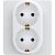 Розетка 2 x 2К+З - немецкий стандарт - 16 А - 250 В Белый Legrand INSPIRIA