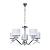 Подвесная люстра Alhena A4091LM-5CC Arte Lamp
