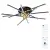 Потолочная люстра A2199PL-6BK Arte Lamp Потолочная люстра A2199PL-6BK Arte Lamp