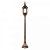Светильник садово-парковый «Классика» (НТУ)  8110 1*100W, E27, 230V, IP44, цвет черное золото, 8-и гранник, столб средний, 160*160*11 Feron