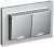 Розетка 2-м 16А С/У З/К c крышками IP44 в сборе Алюминий Brite