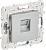 Розетка RJ45 кат.5Е С/У Серебряный Skandy