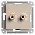 Розетка Аудио С/У Песочный AtlasDesign